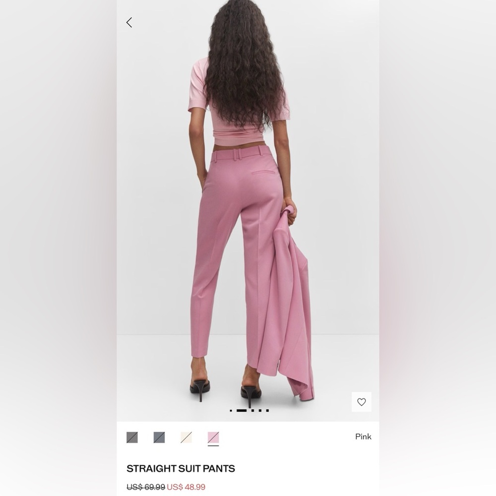 NWT Mango Pink Suit set - Picture 3 of 8